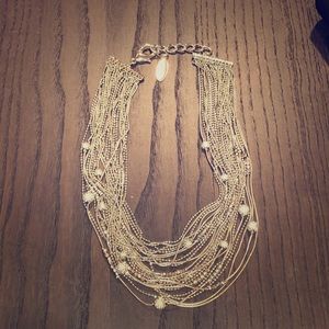 CLOSEOUT! Silver Rhinestone Detail Necklace